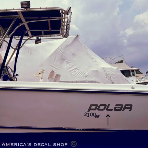 Large Boat Decals 
