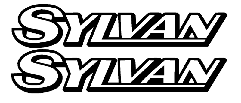 " Sylvan " Boats Hull Yacht Decals (Set of 2) - OEM New Oracle *