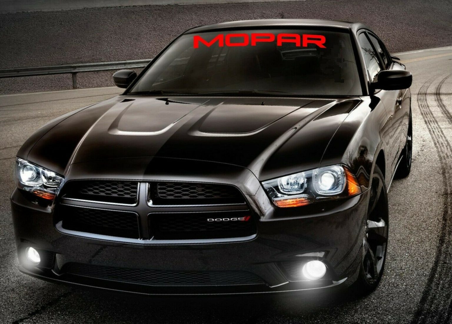 MOPAR Window Windshield Decal Dodge RT 2000-2020 HEMI SXT Challenger ...