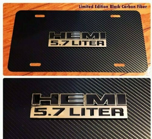 Dodge Mopar Hemi 5.7 Challenger 3D License Plate Custom New Aluminum ...