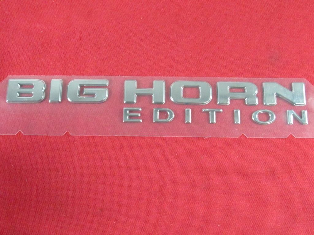 Dodge Ram Big Horn Edition Emblem Nameplate Medallion New Oem Mopar Klp Customs