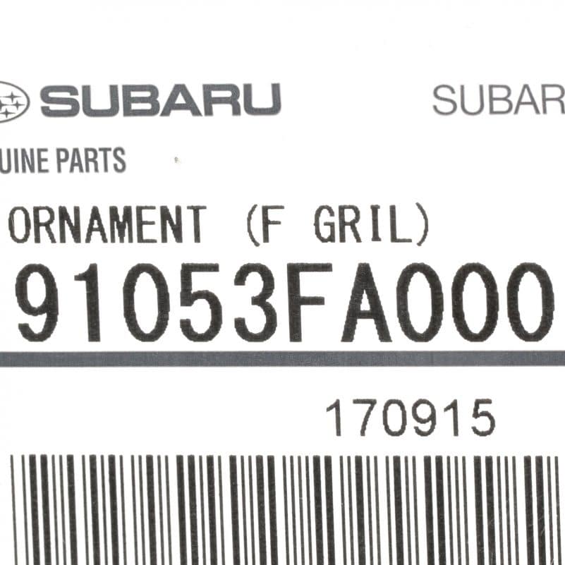 OEM 1993-2001 Subaru Impreza Front Center Grille Ornament Emblem NEW 91053FA000 - Image 3