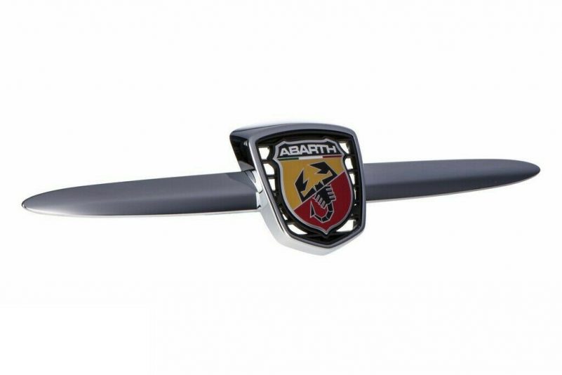 OEM FIAT GENUINE FRONT BUMPER ABARTH GRILLE EMBLEM BADGE 12-17 FIAT 500 ABARTH - Image 2