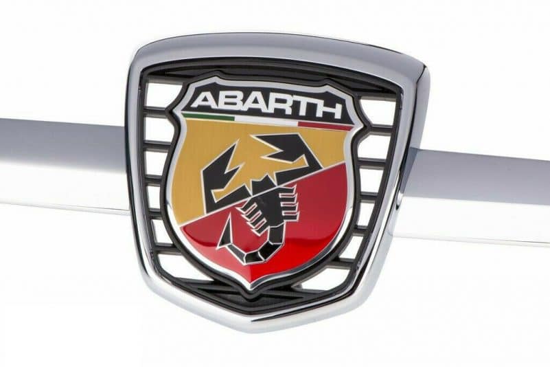 OEM FIAT GENUINE FRONT BUMPER ABARTH GRILLE EMBLEM BADGE 12-17 FIAT 500 ABARTH