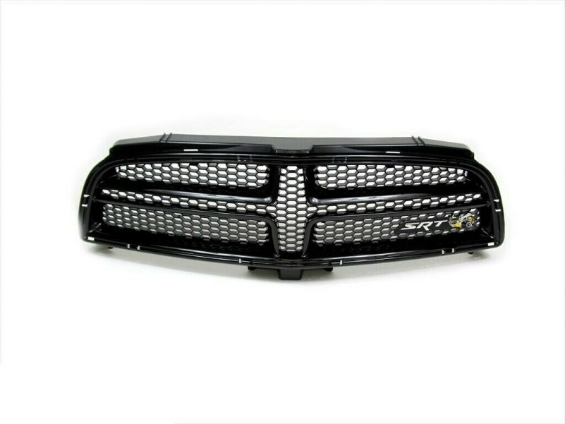 12-14 DODGE CHARGER PAINTED BLACK RADIATOR GRILLE W/ SUPER BEE EMBLEM NEW MOPAR - Image 3