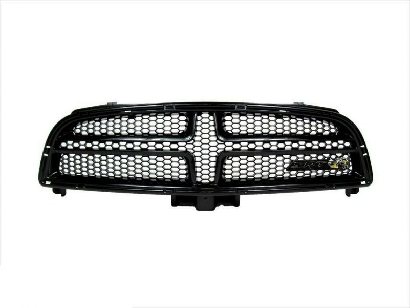 12-14 DODGE CHARGER PAINTED BLACK RADIATOR GRILLE W/ SUPER BEE EMBLEM NEW MOPAR - Image 2